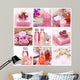 Pink spa collage Wall Mural