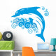 Dolphin Wall Mural