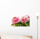 pink peony flower Wall Decal