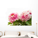 pink peony flower Wall Decal