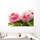 pink peony flower Wall Decal