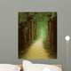 magic dark forest road, digital painting Wall Mural