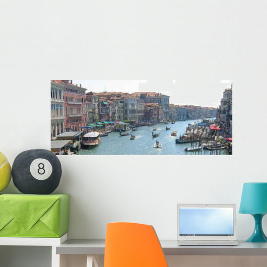 Gondolas and Old Houses Wall Decal