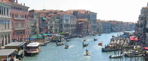 Gondolas and Old Houses Wall Decal