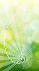 Golden Ratio (Golden Proportion) & green ecology background Wall Mural