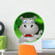 Cute Hippo Wall Decal