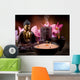 buddah with candle and incense Wall Mural