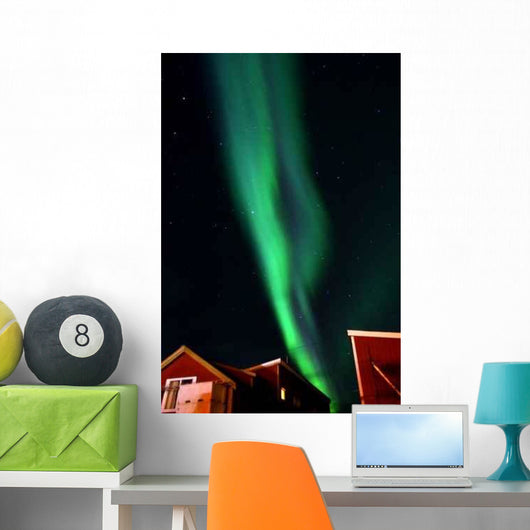 Polarlichtnacht Wall Decal