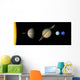 Solar System to Scale Wall Mural