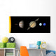 Solar System to Scale Wall Mural
