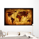 World Map Vintage Artwork Wall Mural