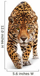 Front View Jaguar Wall Decal