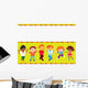 Happy Children Play Together Wall Mural