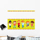 Happy Children Play Together Wall Mural