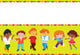Happy Children Play Together Wall Mural