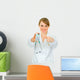 Smiling Medical Doctor Woman Wall Decal
