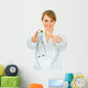 Smiling Medical Doctor Woman Wall Decal