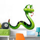 Serpente -Green Snake -Vector Wall Decal