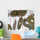 Chinesische Glcksmnzen Wall Mural