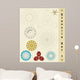 Stencils Wall Mural