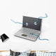 Service for Laptop Repair Wall Decal