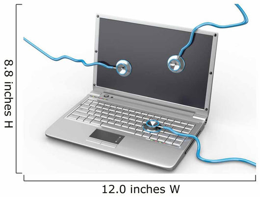 Service for Laptop Repair Wall Decal