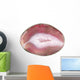 round pink agate geode crystal Wall Decal