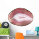 round pink agate geode crystal Wall Decal