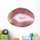 round pink agate geode crystal Wall Decal