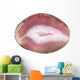 round pink agate geode crystal Wall Decal