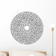 Circular maze Wall Decal