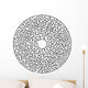 Circular maze Wall Decal