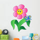 Flower with Butterfly