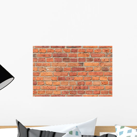 Red Brick Seamless Texture Wall Decal