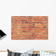 Red Brick Seamless Texture Wall Decal