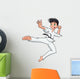 Young Boy Karate Player Wall Decal