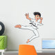 Young Boy Karate Player Wall Decal