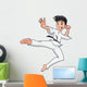 Young Boy Karate Player Wall Decal