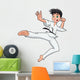 Young Boy Karate Player Wall Decal