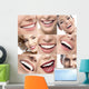 Teeth and Smiles Collage Wall Decal