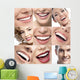 Teeth and Smiles Collage Wall Decal
