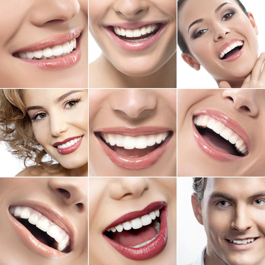 Teeth and Smiles Collage Wall Decal