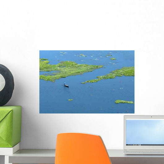 Lonely Fisherman Wall Decal