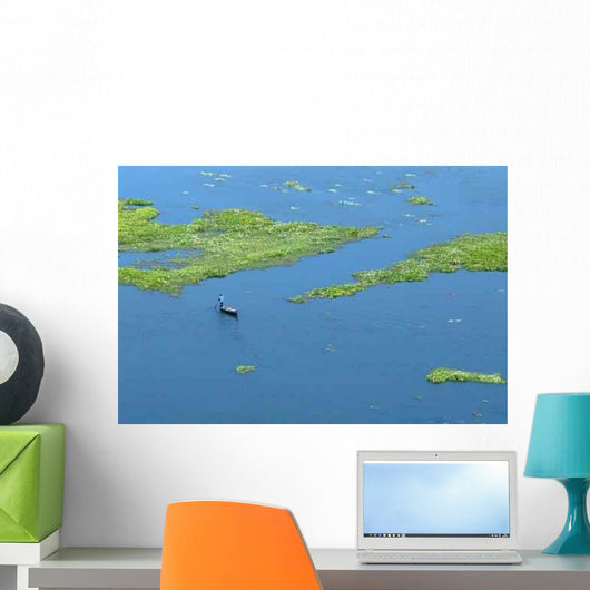 Lonely Fisherman Wall Decal