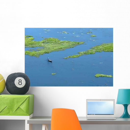 Lonely Fisherman Wall Decal