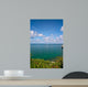 Beautiful Coast With Trees and Blue Sky Wall Mural