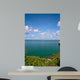 Beautiful Coast With Trees and Blue Sky Wall Mural