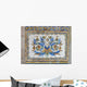 Decorated Ceramic Tiles Wall Mural