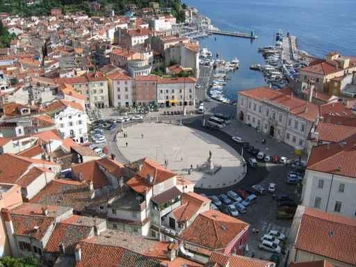 Market Square from Top Wall Decal