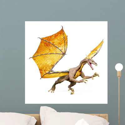 Dragon Attack shown on a wall